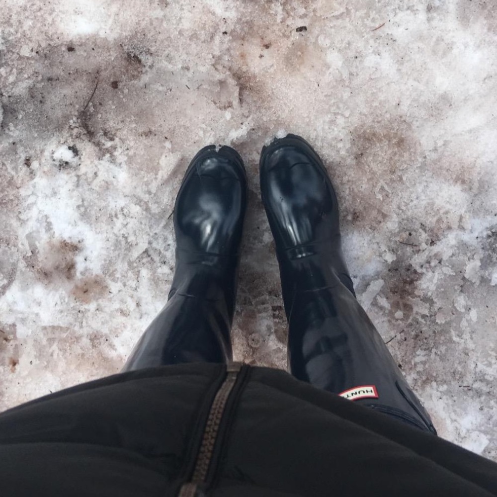 Hunter Women's Original Tall Gloss Rain Boot (Size 8)